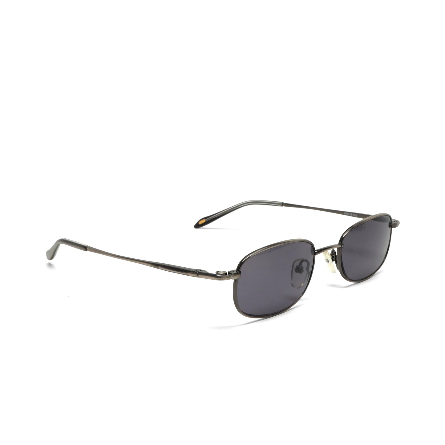//Style 173// High Quality Vintage 90s Wire Rectangle Sunglasses - Grey/Silver