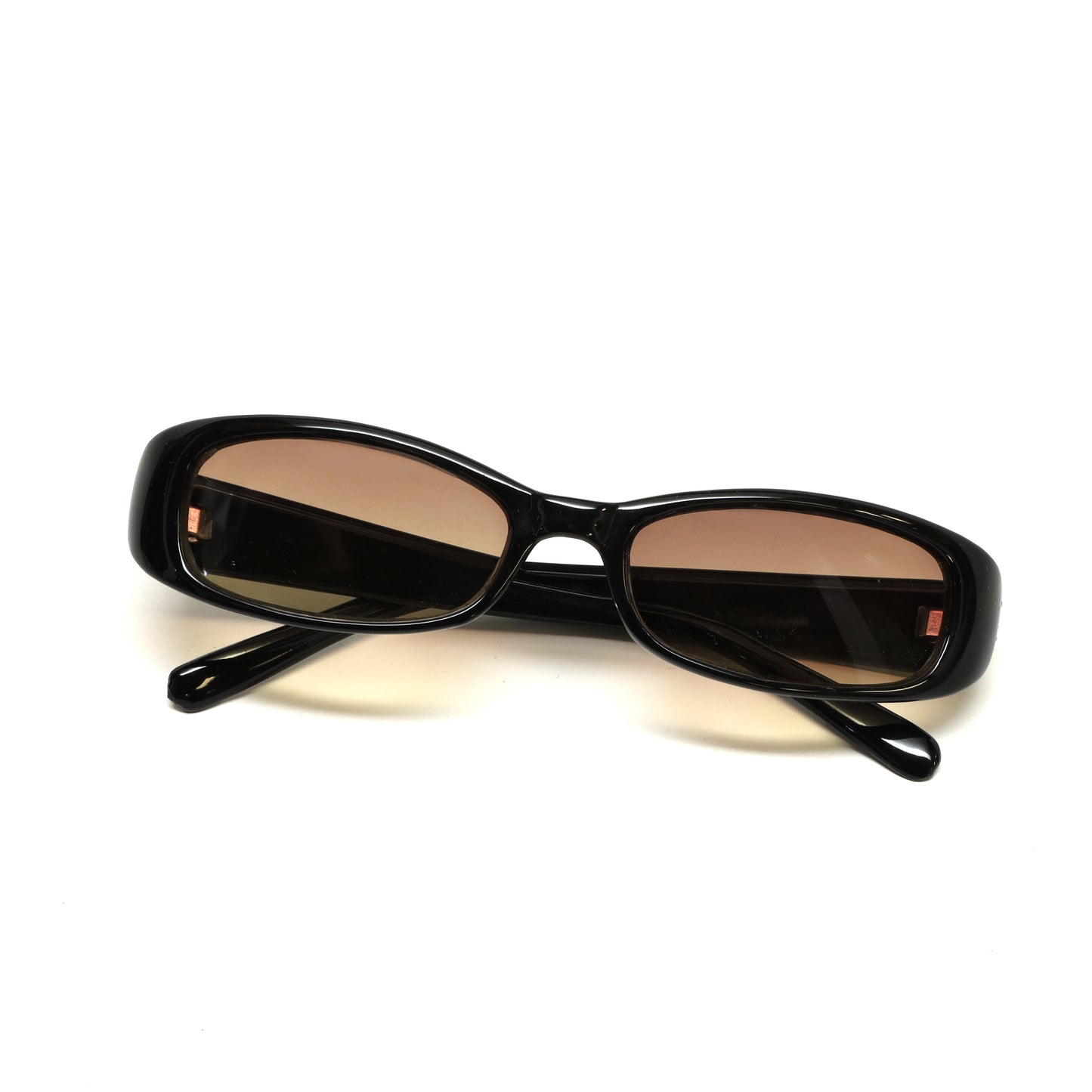 //Style 62// Vintage 90s Rectangle Frame Sunglasses - Brown