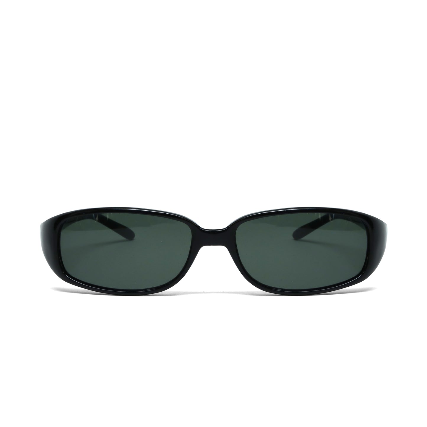//Style 752// Classic Vintage 90s Standard Rectangle Frame Sunglasses - Black