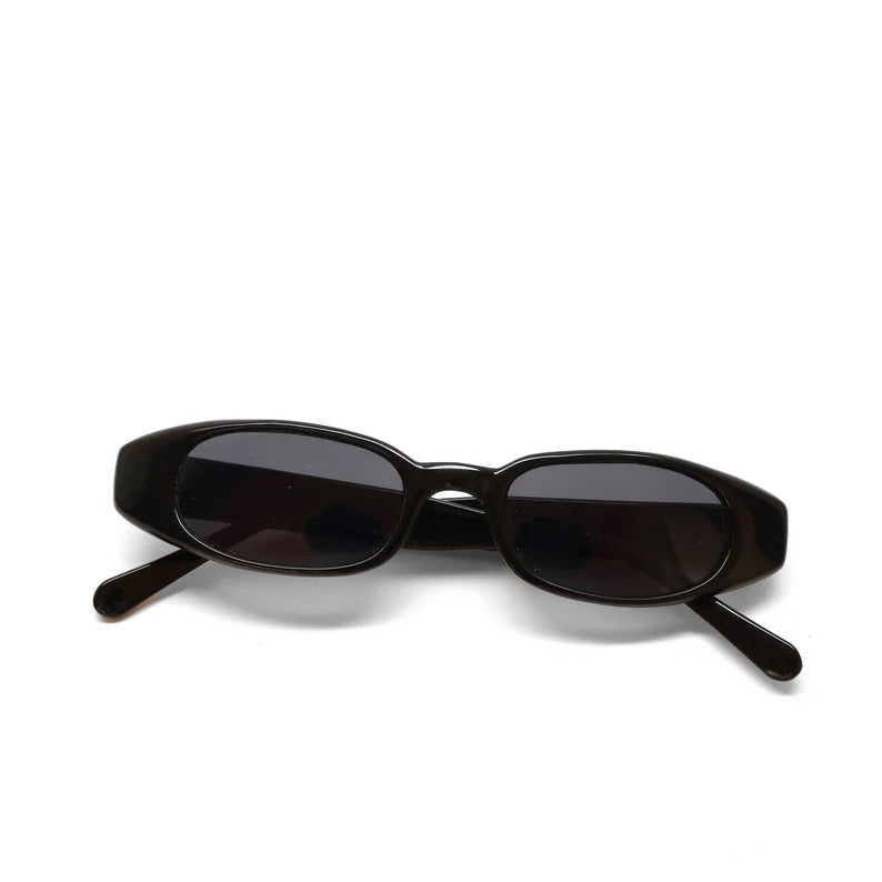 LAST CALL//Style 028// Small Size Mini 90s Deadstock Santa Fe Oval Sunglasses - Bronze