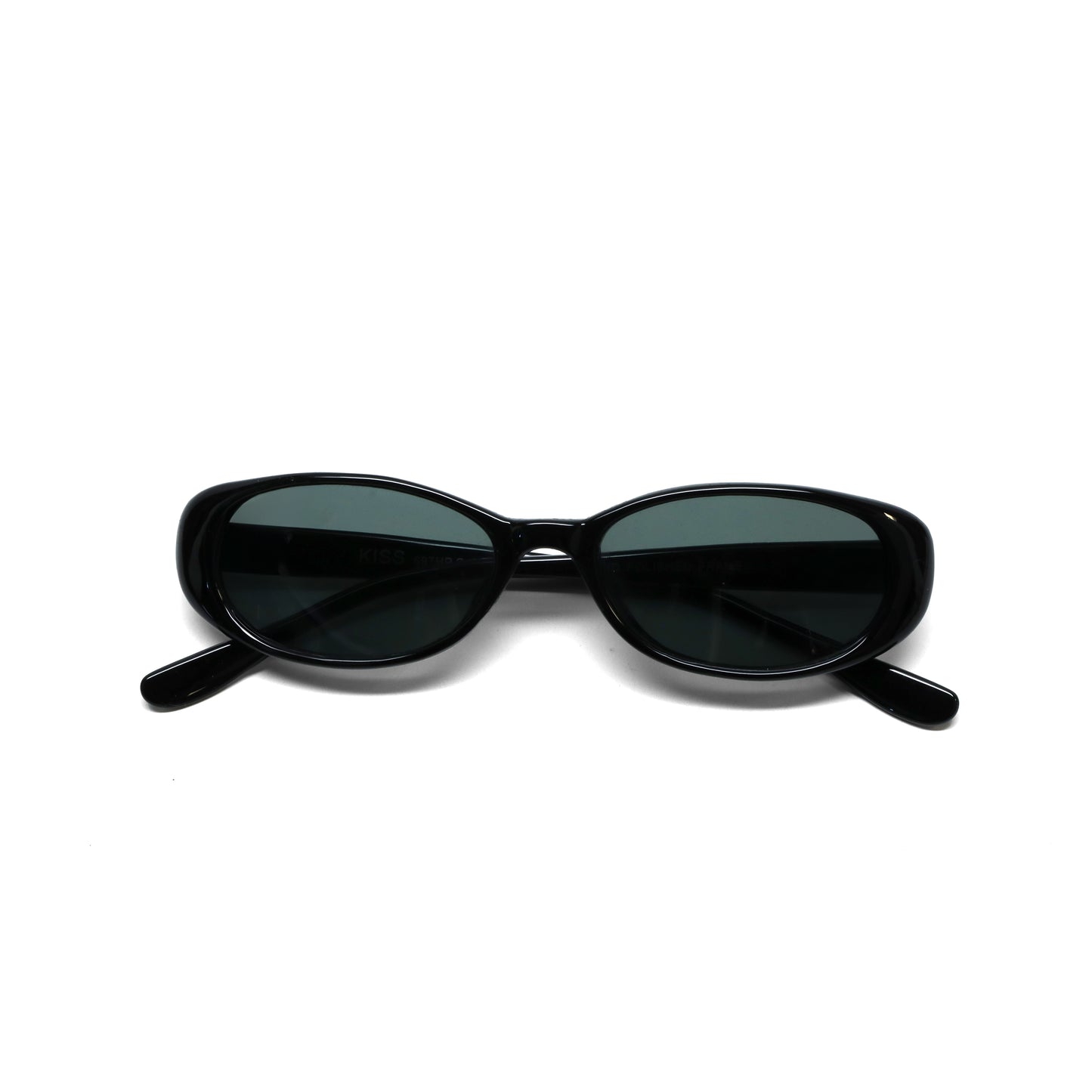 //Style 97// Deluxe Vintage 90s Standard Original Oval Sunglasses - Black
