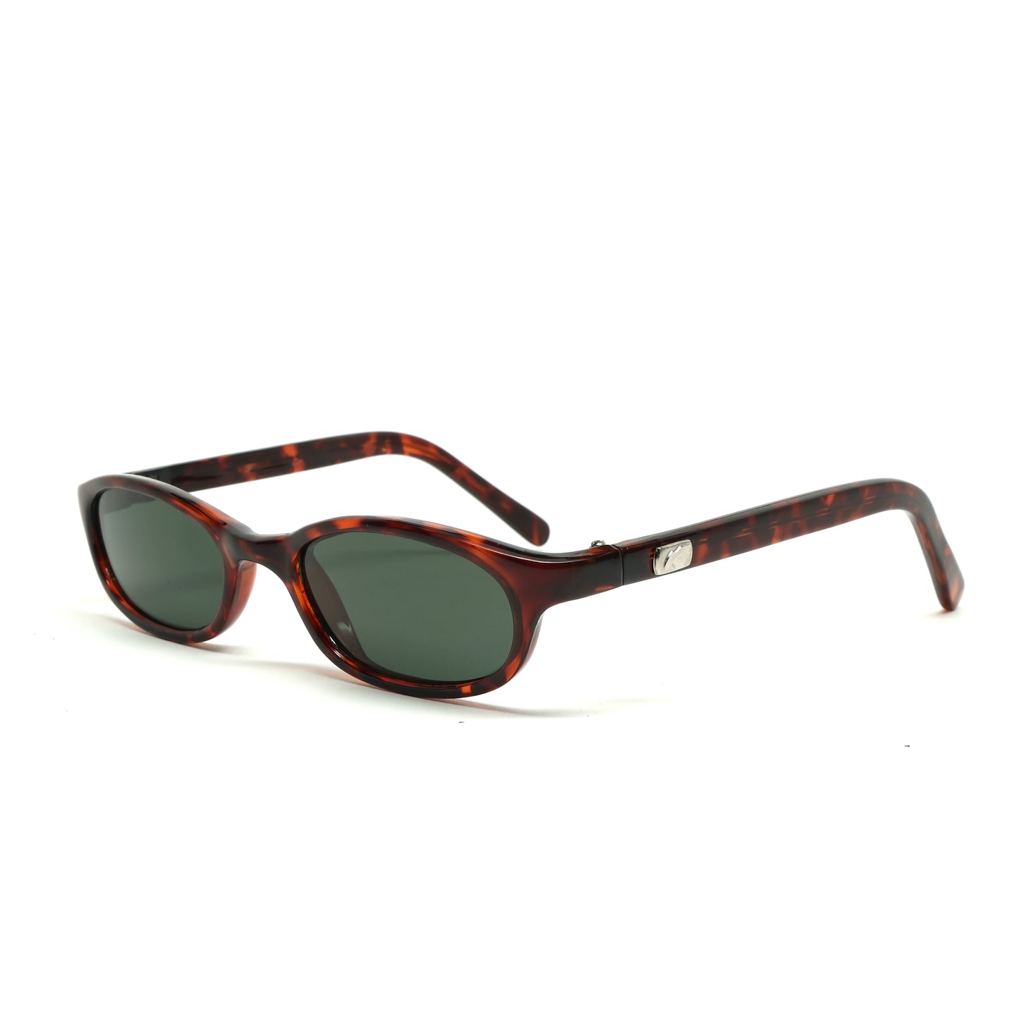 LAST CALL//Style 47// Vintage Small Size 90s Browline Circular Shape Sunglasses - Tortoise