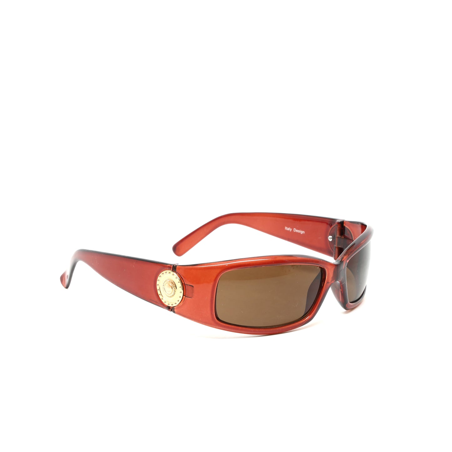 Concept 5 Oversized Classic Deadstock Late 90s/2000s Visors - Red