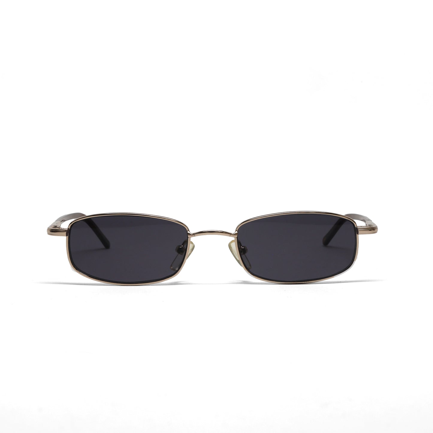 //Style 171// High Quality Vintage 90s Wire Rectangle Sunglasses - Gold