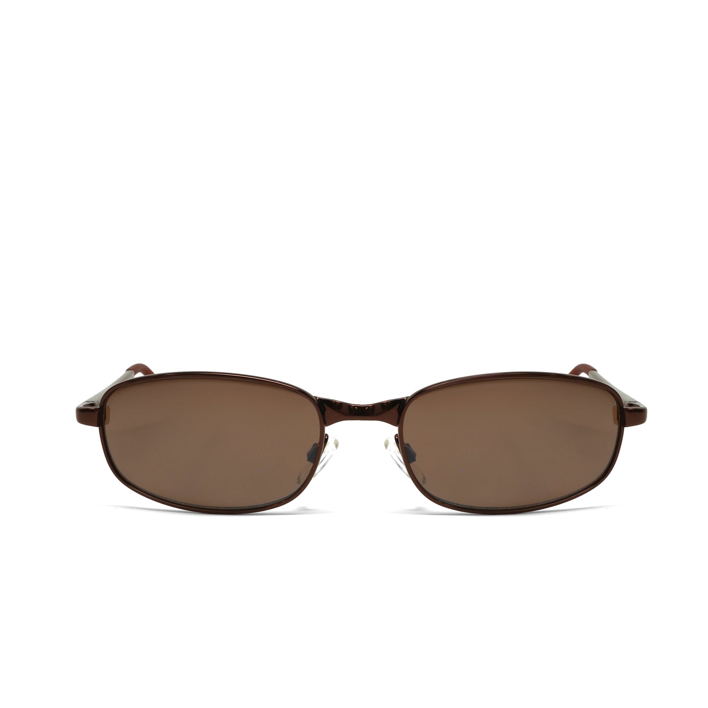 //Style 370// Vintage 90s Classic Wire Oval Sunglasses - Bronze