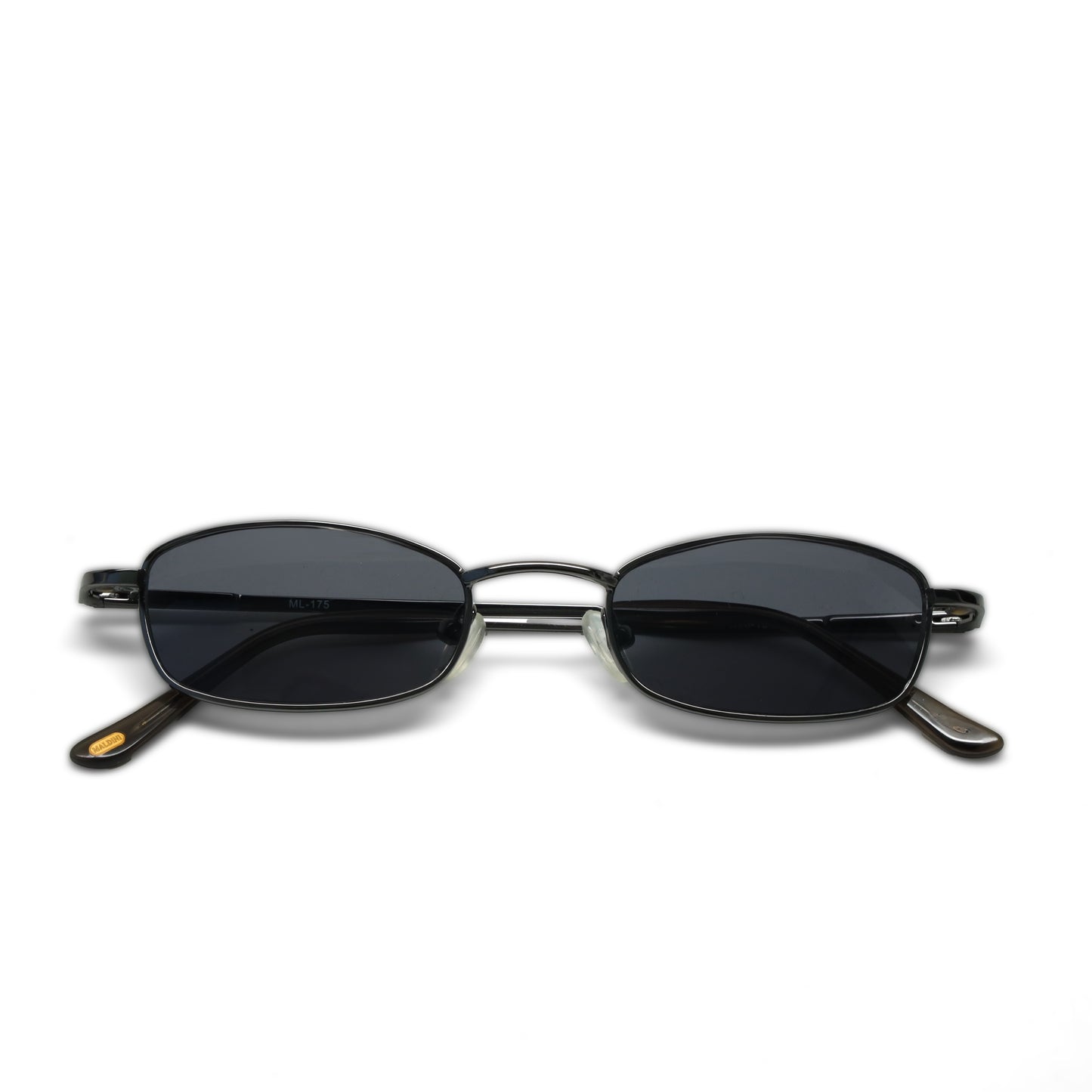 //Style 175// High Quality Vintage 90s Wire Rectangle Sunglasses - Grey