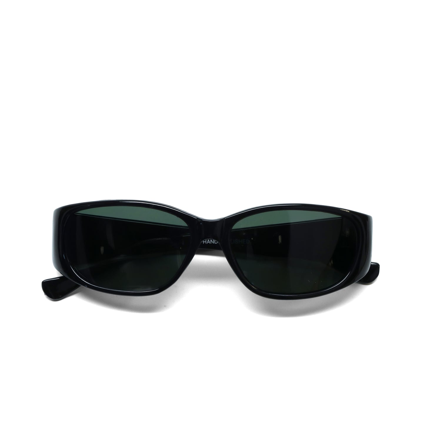 //Style 420// Deluxe Vintage 90s Deadstock Rectangle Sunglasses - Black