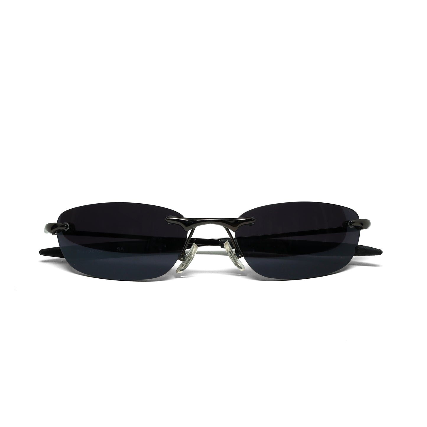 //Style 921// Classic Vintage Late 90s Wire Oval Sunglasses - Dark