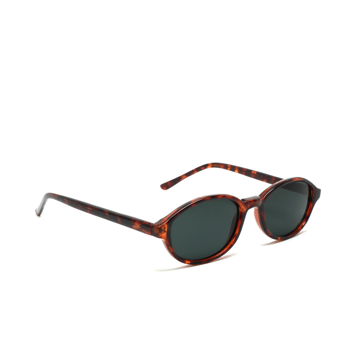 LIMITED //Style 448// Deluxe Vintage 90s Deadstock Standard Oval Sunglasses - Tortoise