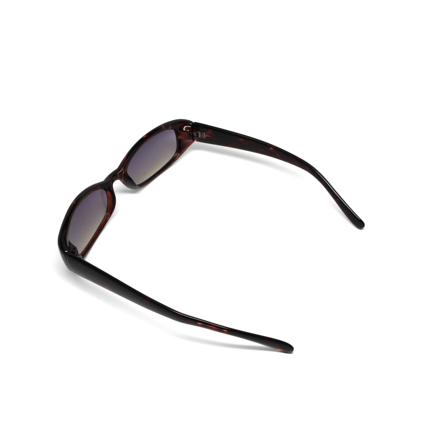 //Style 62// Vintage Small Size 90s Deadstock Rectangle Sunglasses - Tortoise Grey