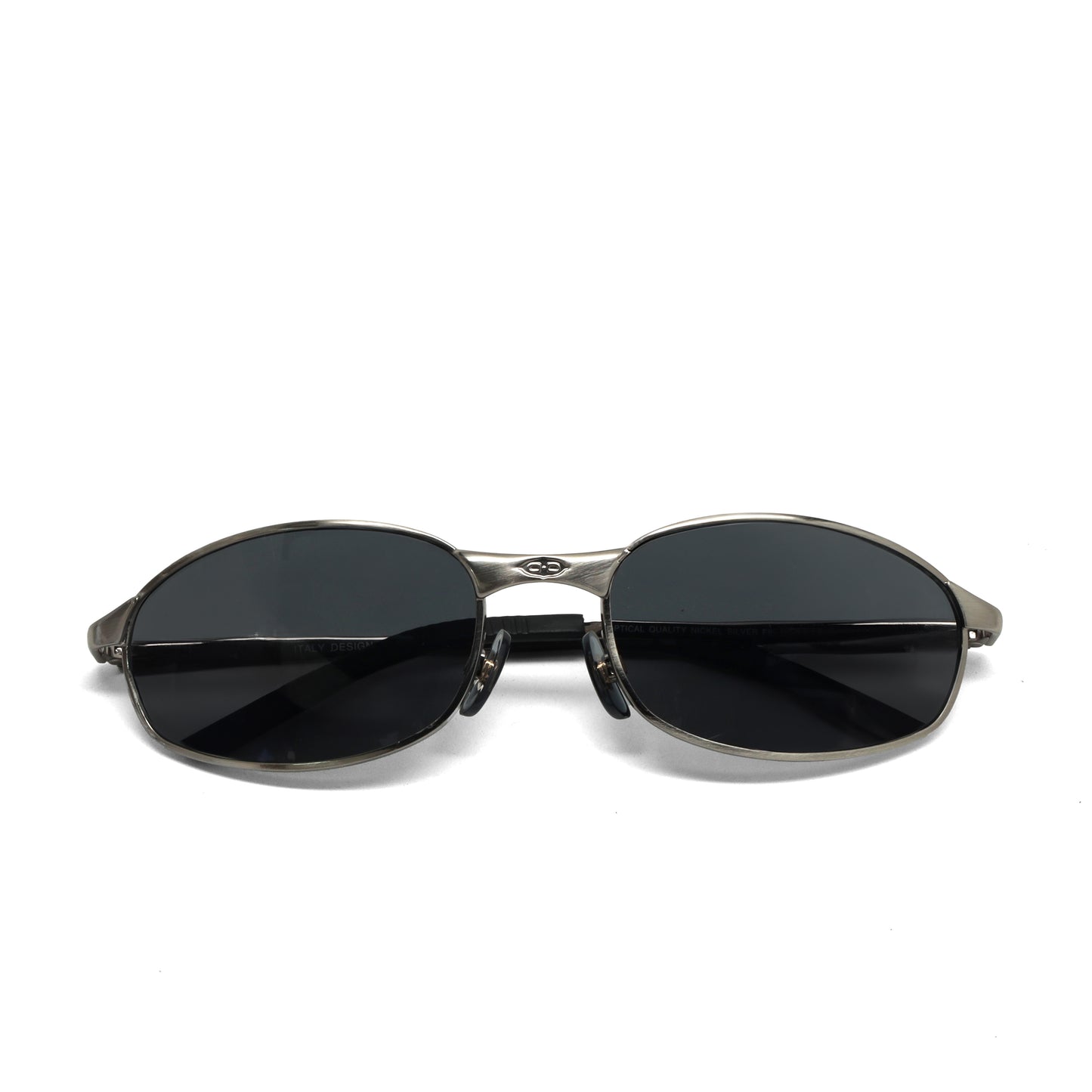//Style 395// Vintage Standard 1997 Wire Oval Frame Sunglasses - Grey