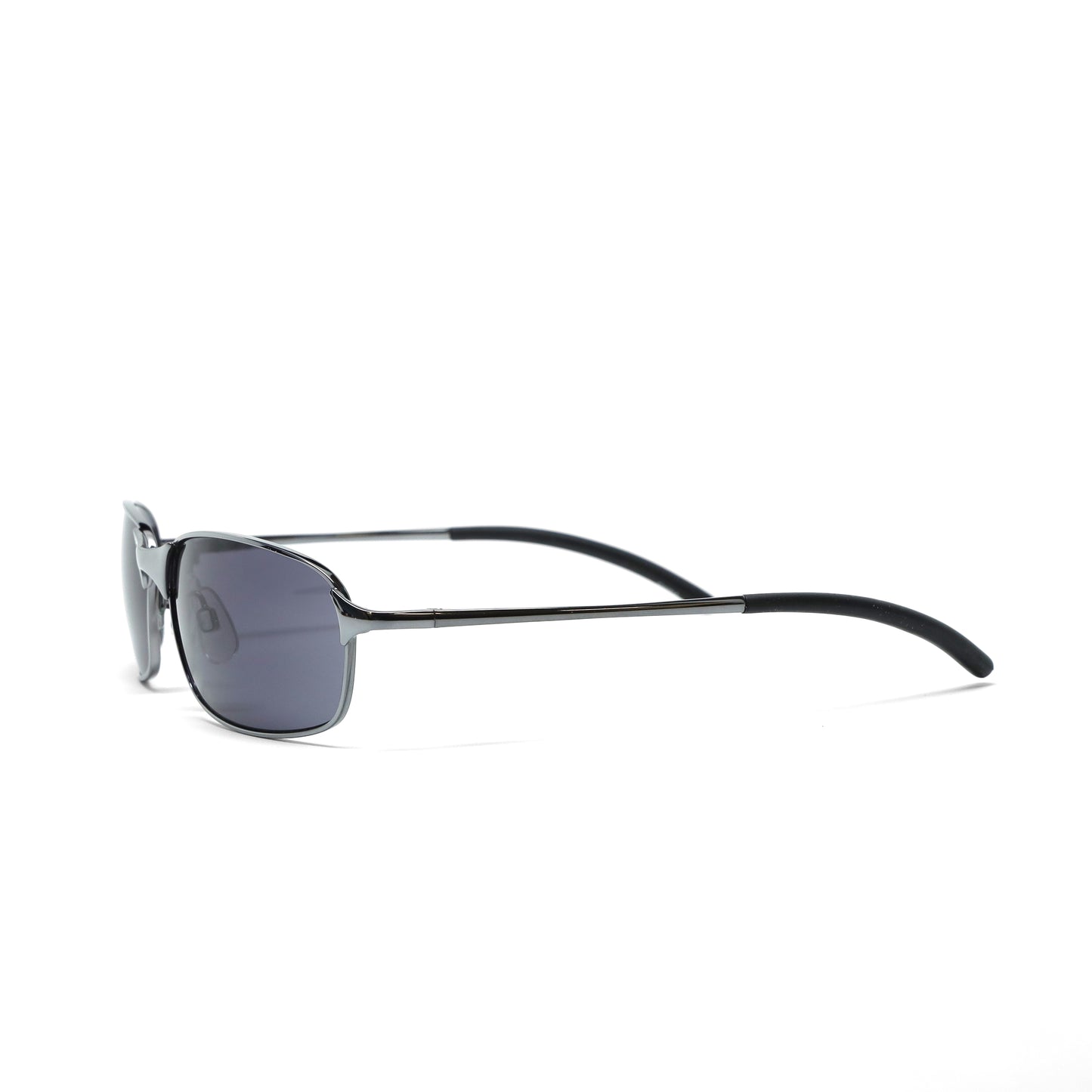 //Style 944// Deluxe Vintage 90s Steel Visor Sunglasses - Grey