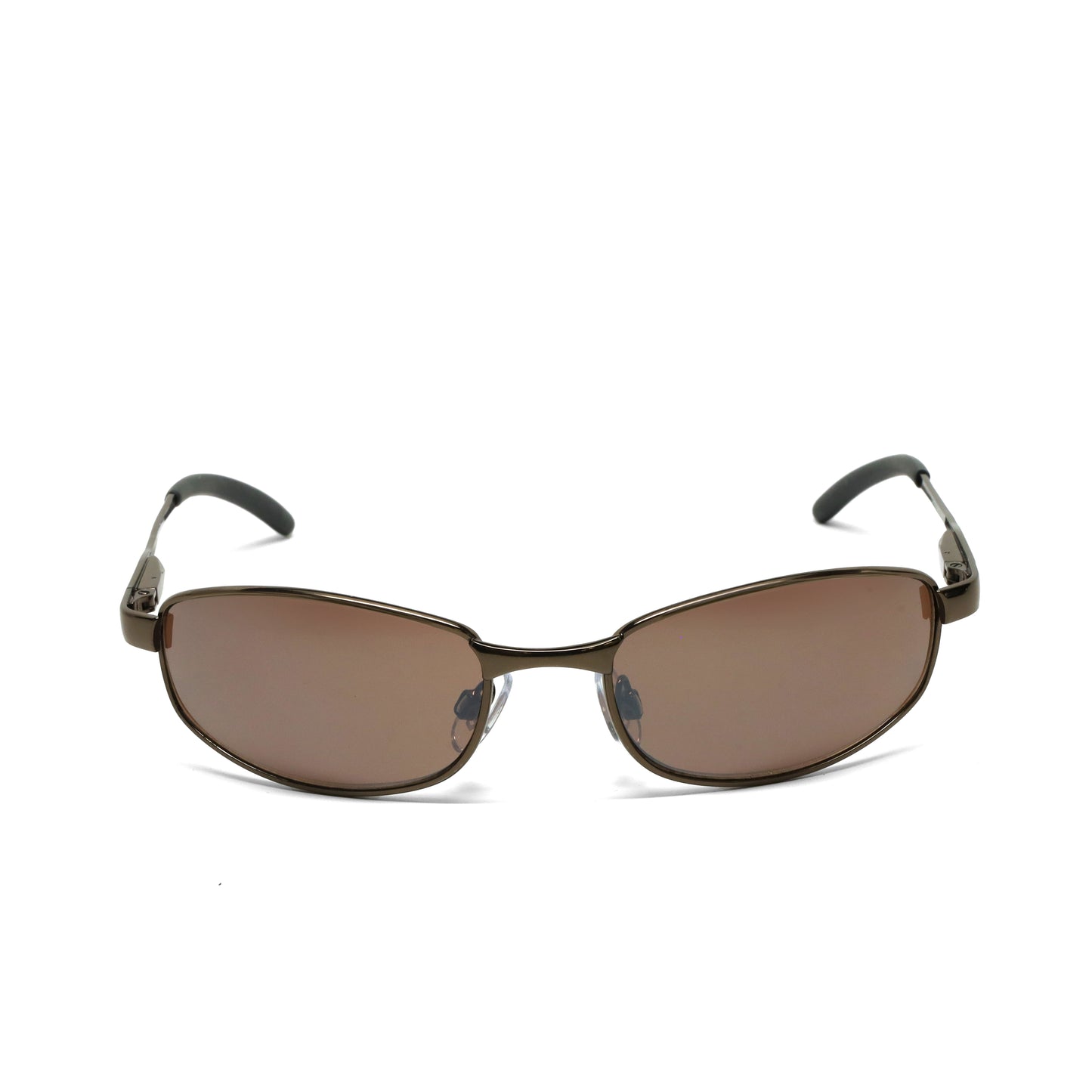 //Style 976// True Vintage 90s Y2k Wraparound Frame Sunglasses - Bronze
