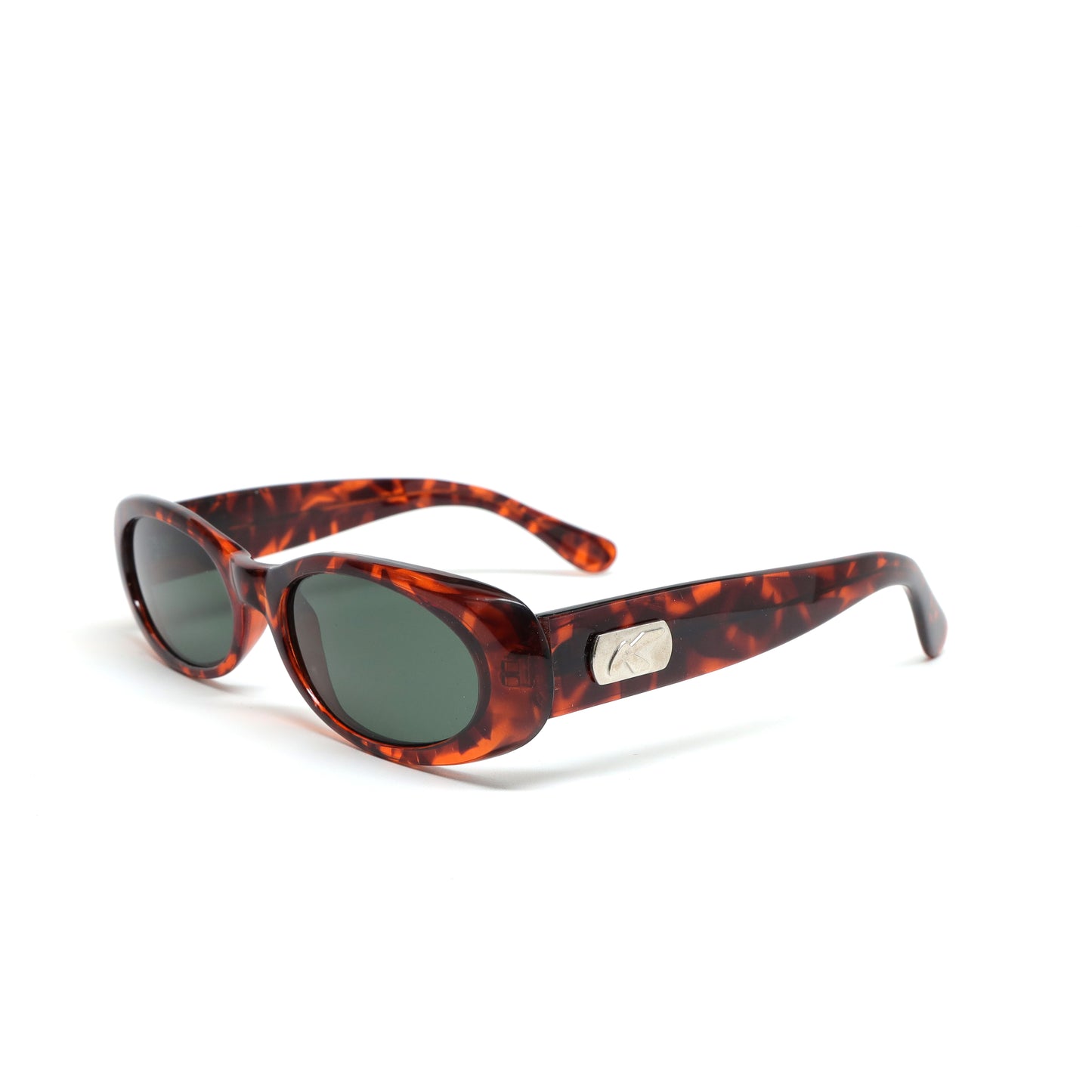 //Style 02// Vintage Standard 90s Mod Original Oval Sunglasses - Tortoise