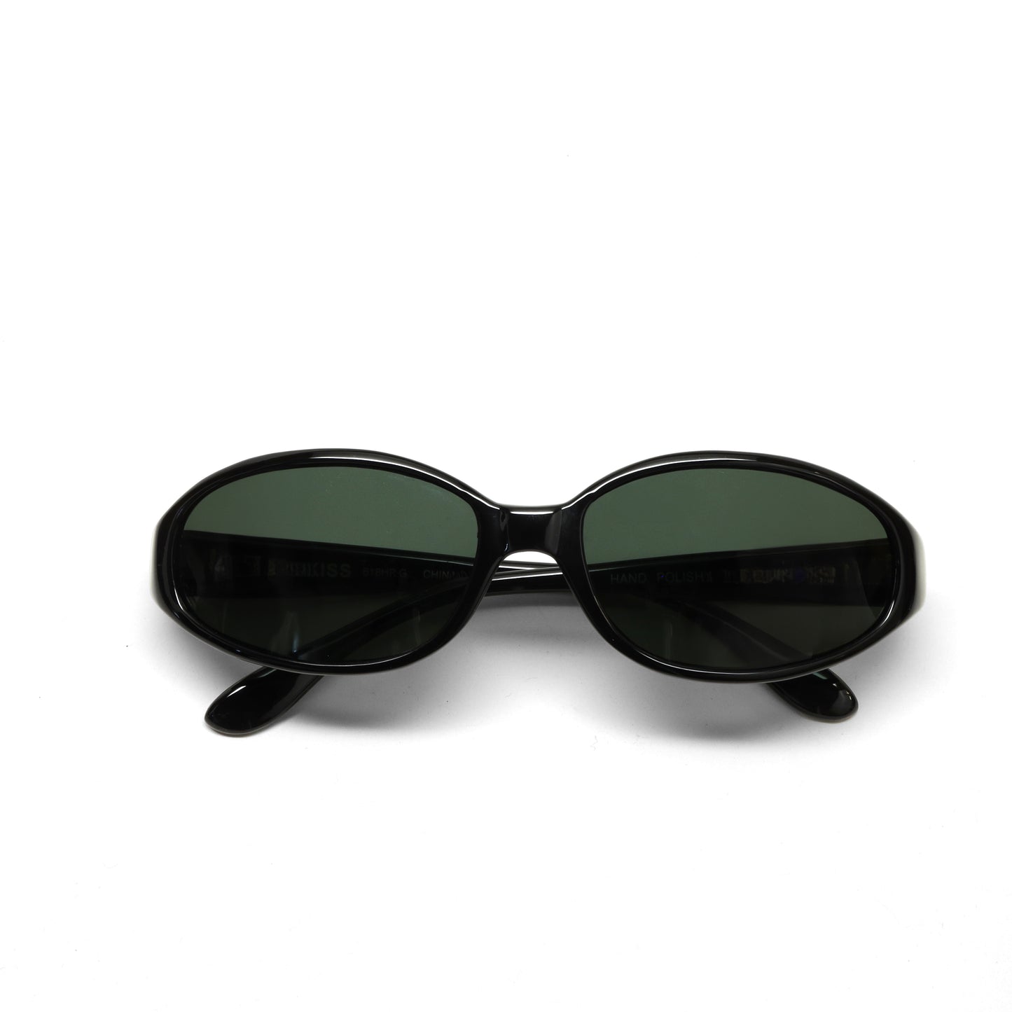 //Style 18// Deluxe Vintage 90s Deadstock High Quality Oval Sunglasses - Black