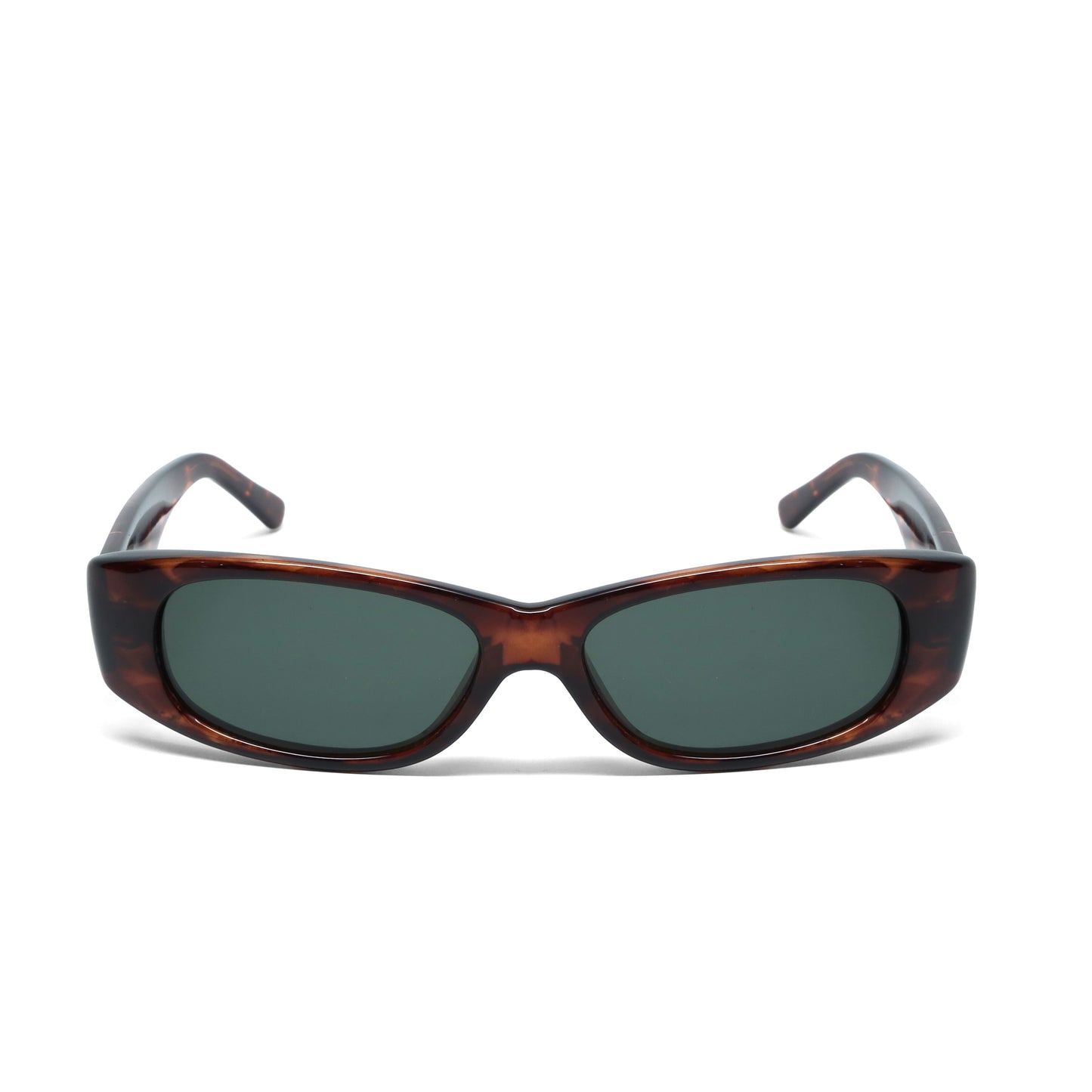 //Style 26// Classic Vintage 90s Rectangle Mod Sunglasses - Tortoise