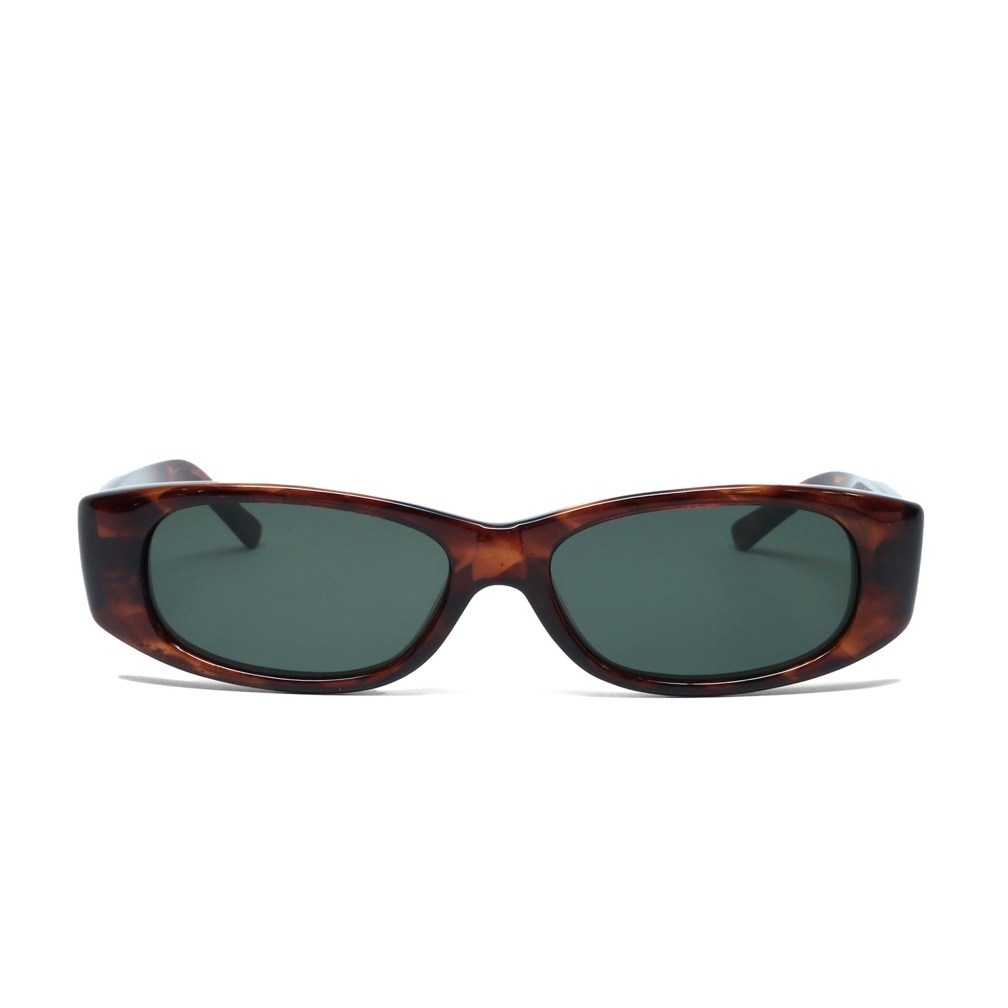 //Style 26// Classic Vintage 90s Rectangle Mod Sunglasses - Tortoise