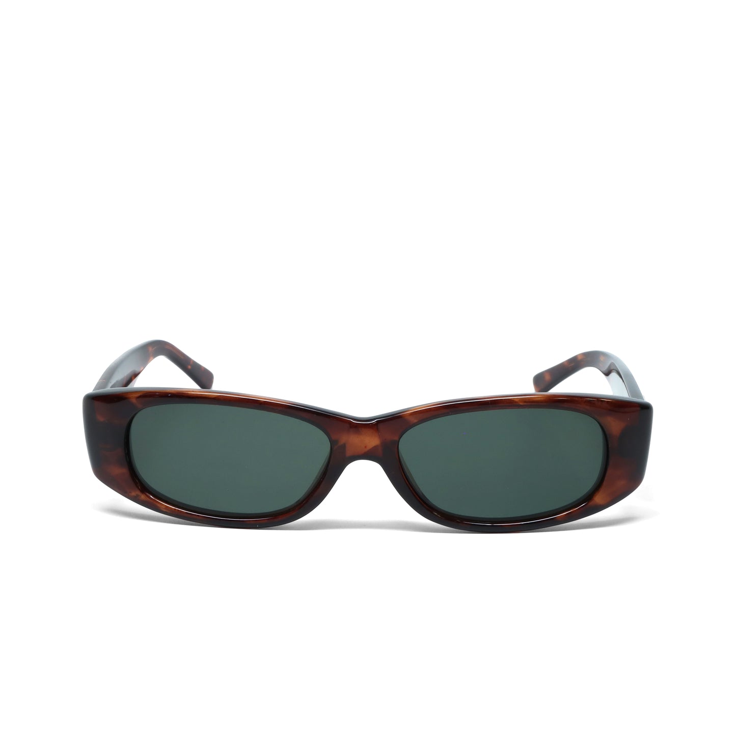 //Style 26// Classic Vintage 90s Rectangle Mod Sunglasses - Tortoise