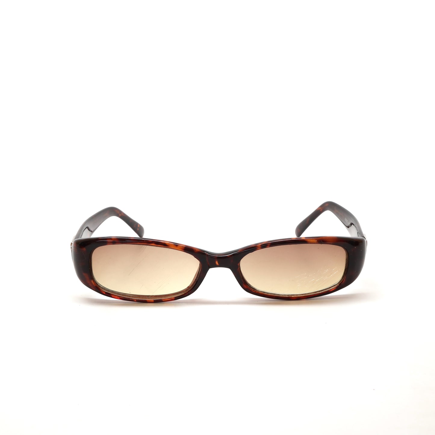 Vintage Small Size 90s Deadstock Rectangle Sunglasses - Tortoise Tan