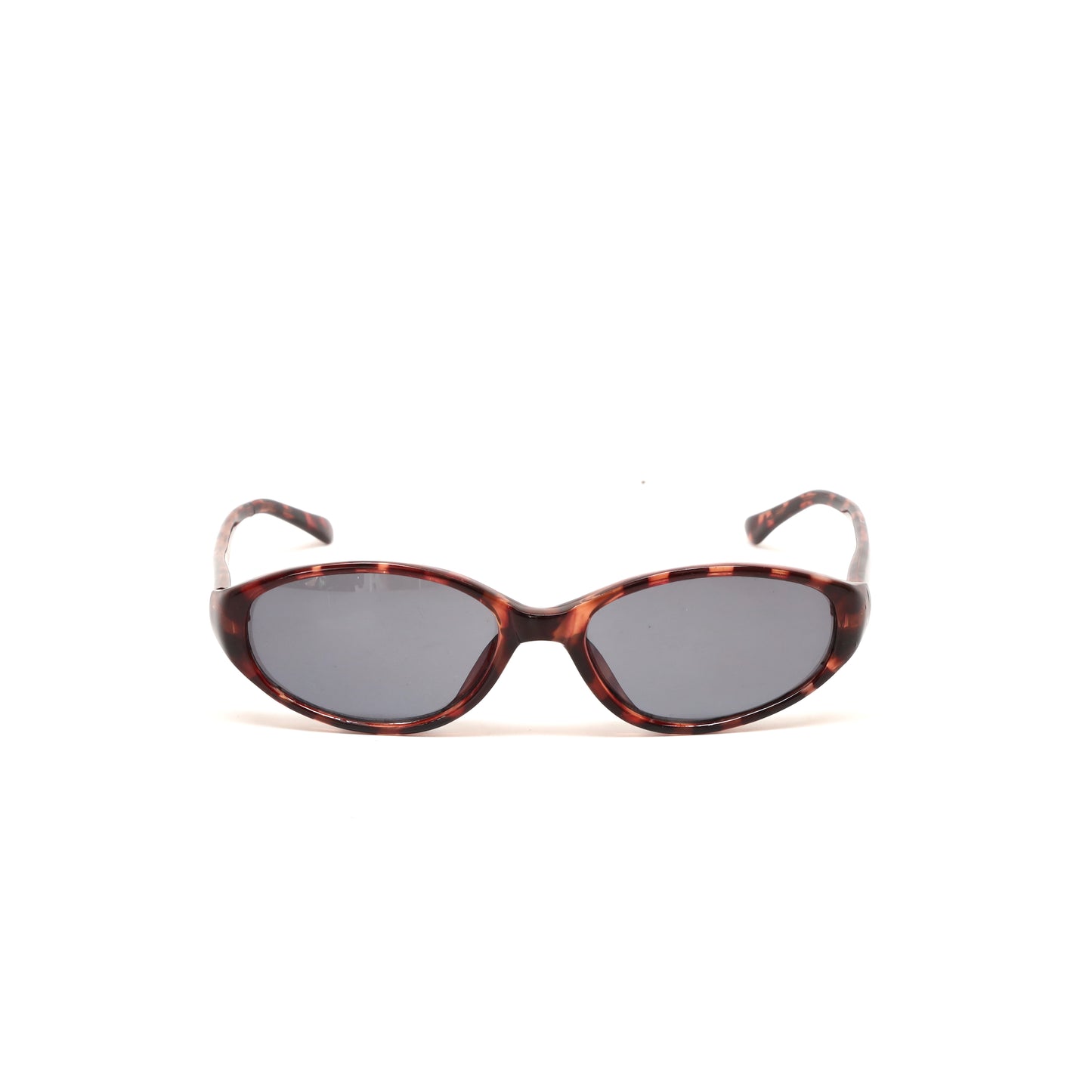 Vintage 1990s Chic Standard Oval Frame Sunglasses - Tortoise
