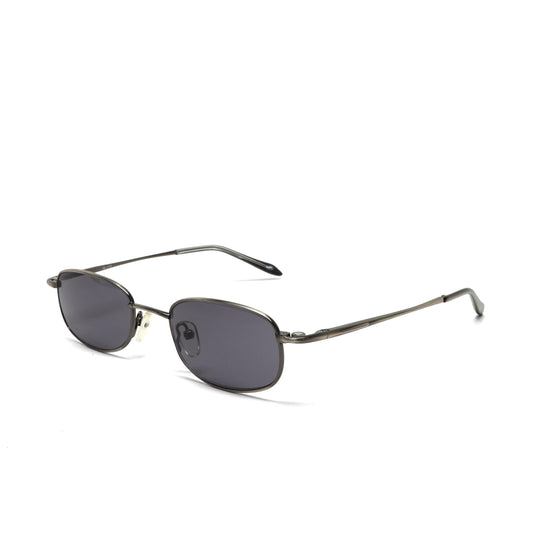 //Style 173// High Quality Vintage 90s Wire Rectangle Sunglasses - Grey/Silver