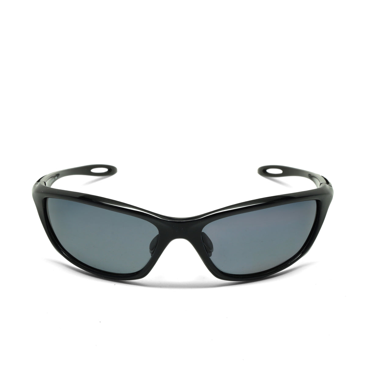 /Prototype 5F/ Y2K Pilot Style Wraparound Visor Sunglasses - Black
