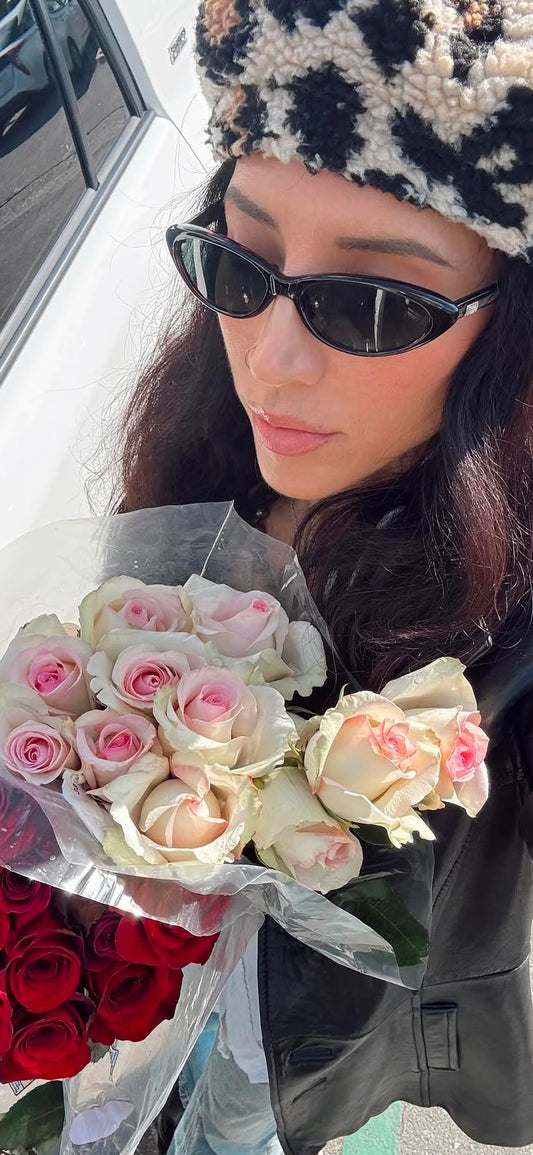 //Style 19// Vintage 90s ModSmall Size Narrow Frame - Black