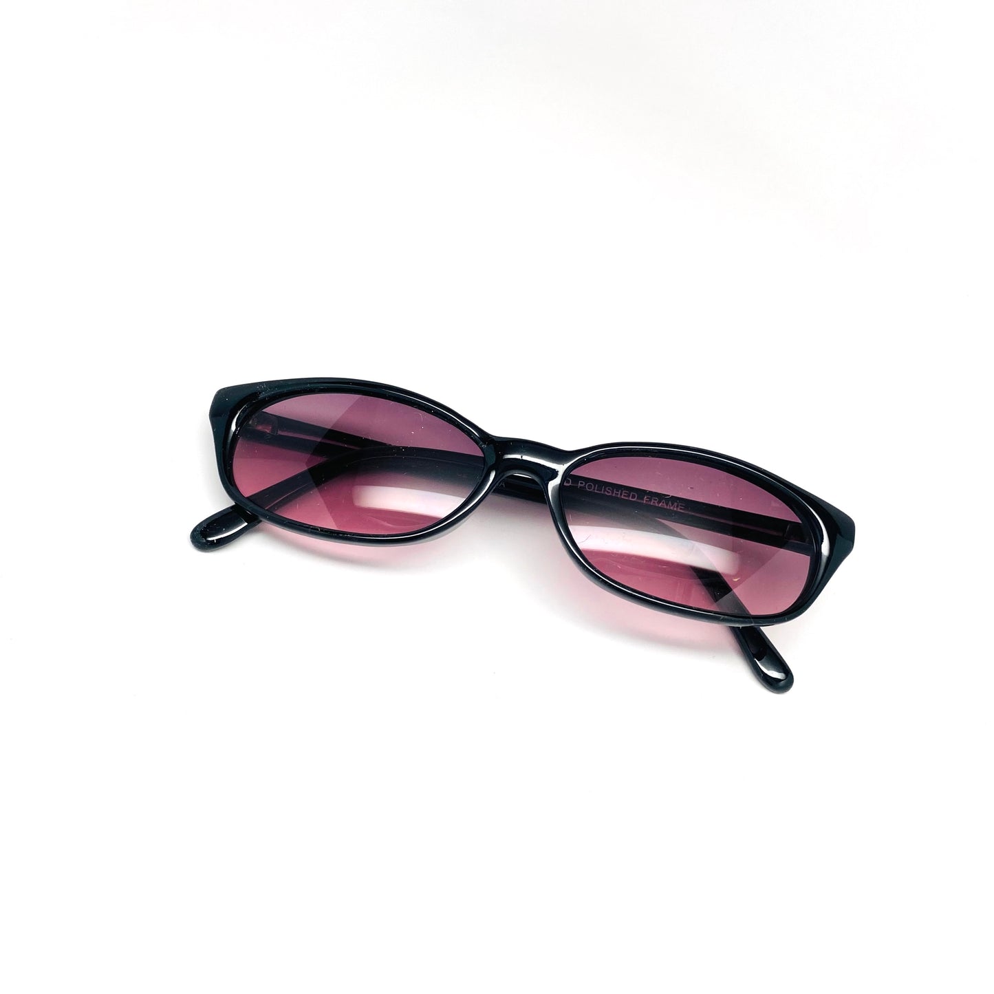 Vintage Small 90s Mod Bel Aire Standard Geometric Sunglasses - Purple
