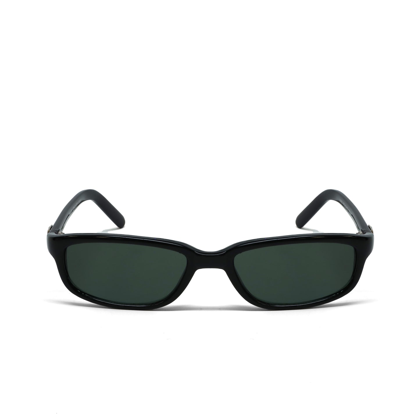 //Style 67// Vintage Small Size Narrow Frame Slim Rectangle Sunglasses - Black