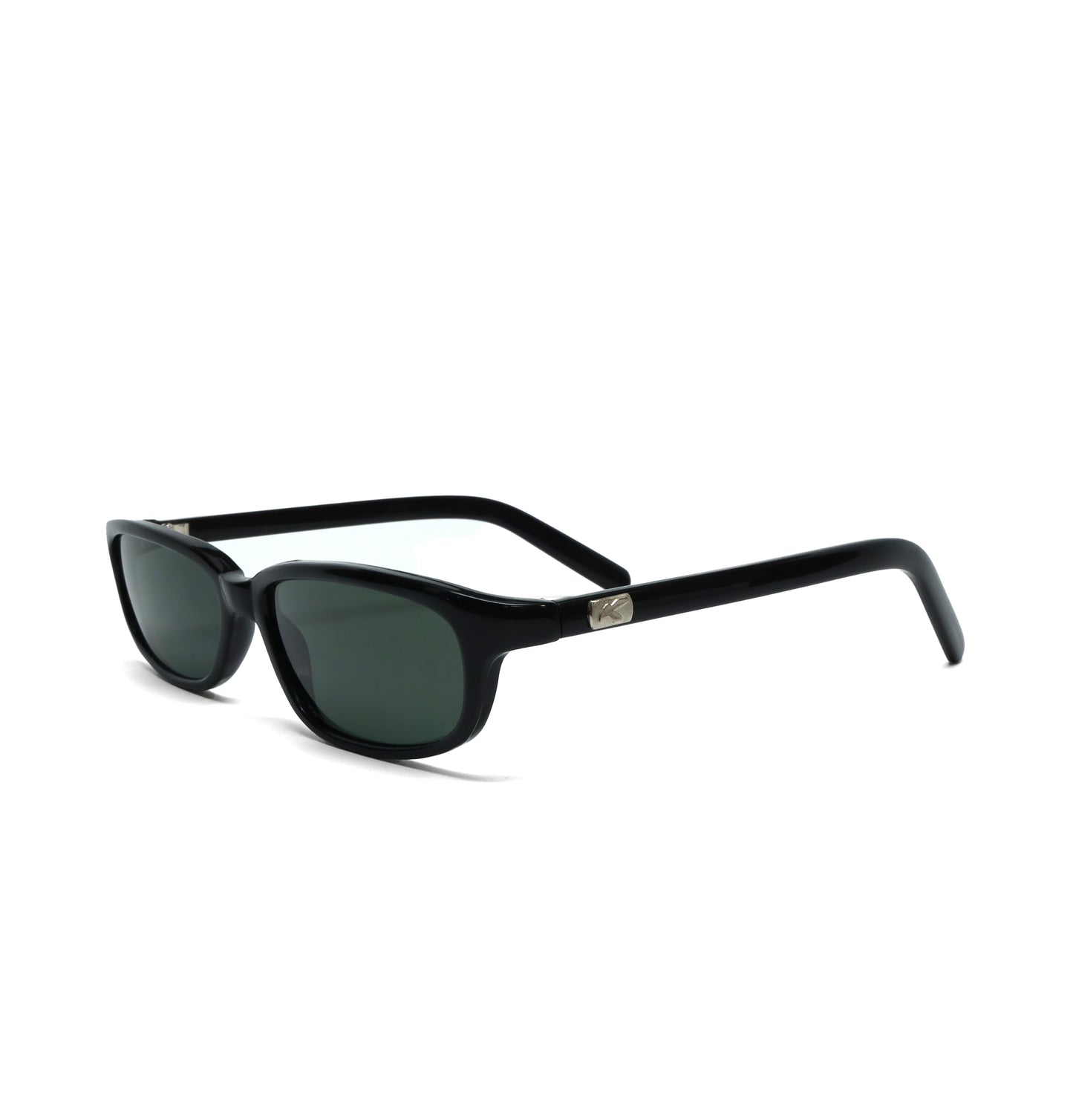 //Style 67// Vintage Small Size Narrow Frame Slim Rectangle Sunglasses - Black