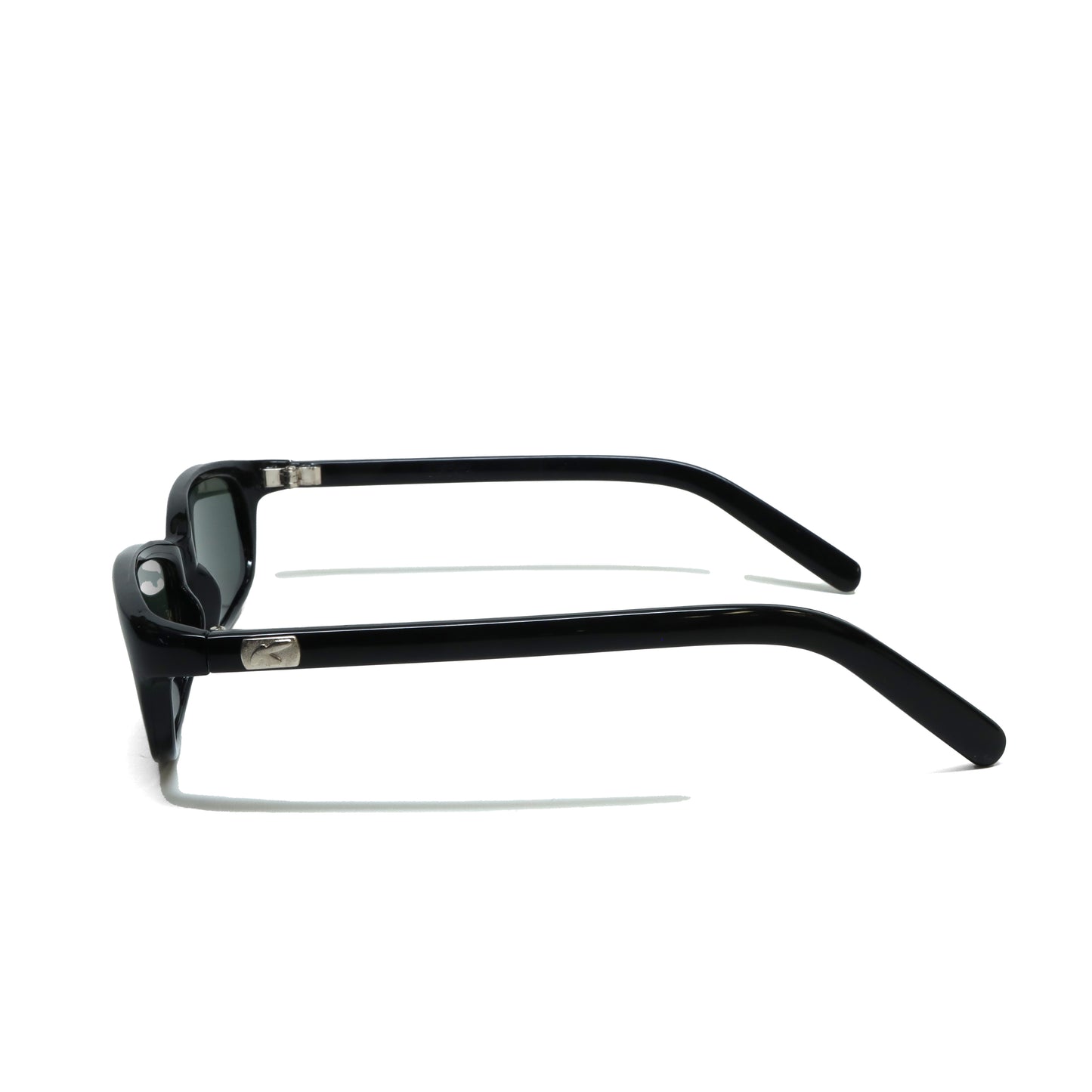 //Style 67// Vintage Small Size Narrow Frame Slim Rectangle Sunglasses - Black