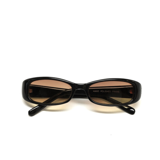 //Style 62// Vintage 90s Rectangle Frame Sunglasses - Brown