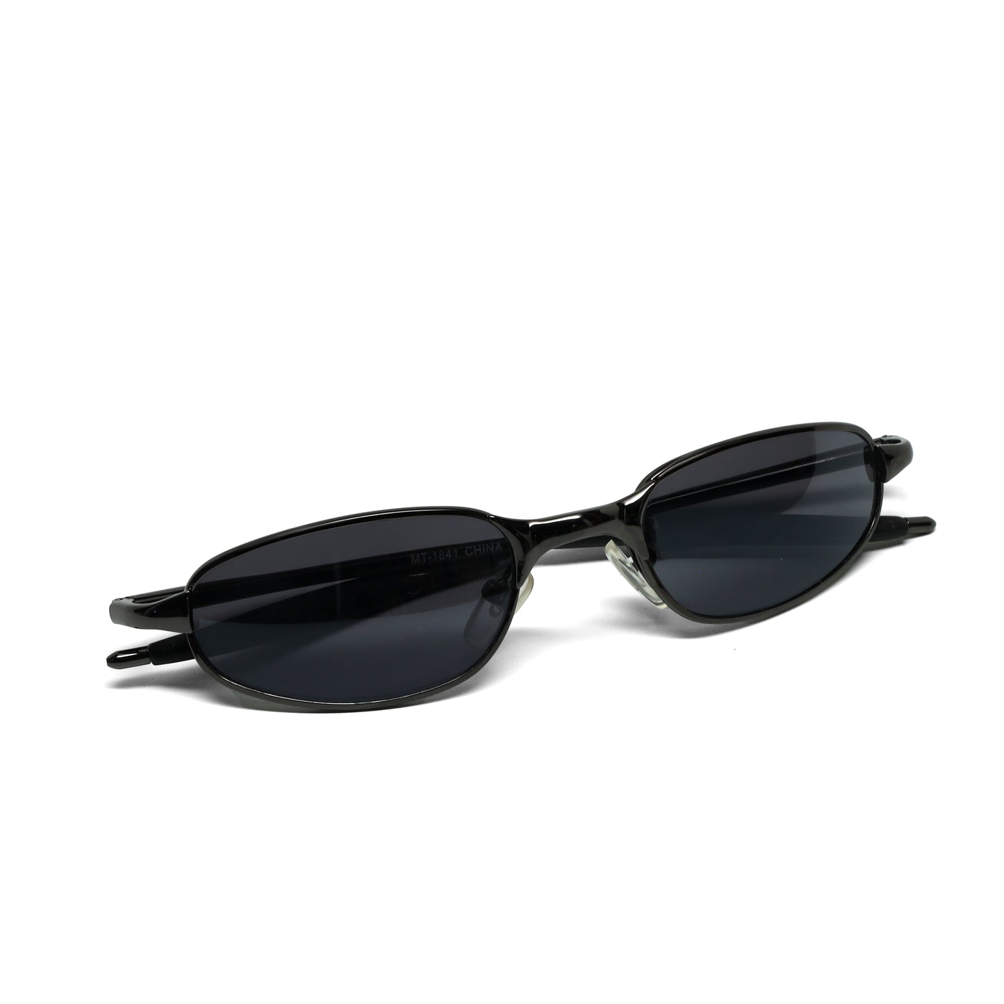 //Style 841// Slim Narrow Late 90s Early Y2k Wire Oval Wraparound Sunglasses