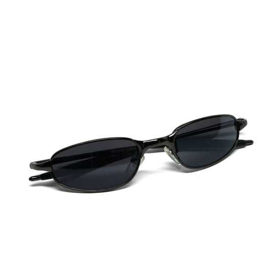 //Style 841// Slim Narrow Late 90s Early Y2k Wire Oval Wraparound Sunglasses