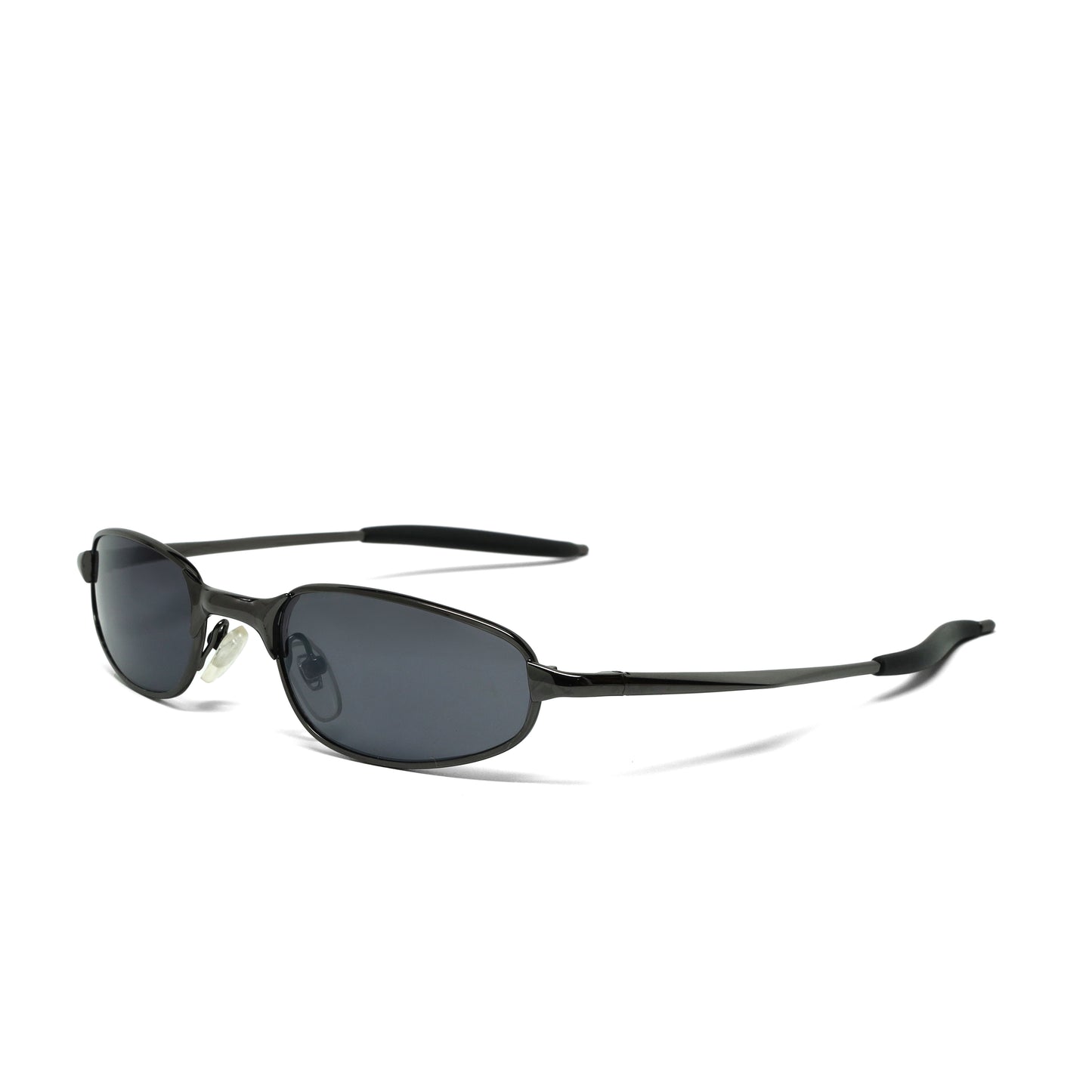 //Style 841// Slim Narrow Late 90s Early Y2k Wire Oval Wraparound Sunglasses