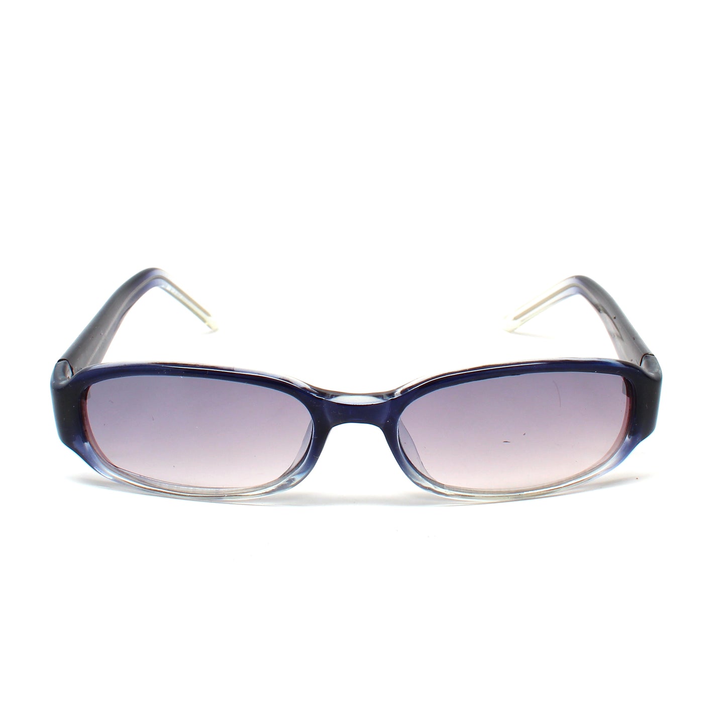 Vintage SMALL Size Y2k Neo Transparent Deadstock Rectangle Sunglasses - Blue (READ SIZE)