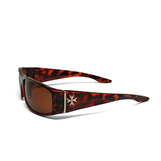 /Concept 0703/ Vintage Y2k Oversized Visors w/ Studded Frames - Tortoise