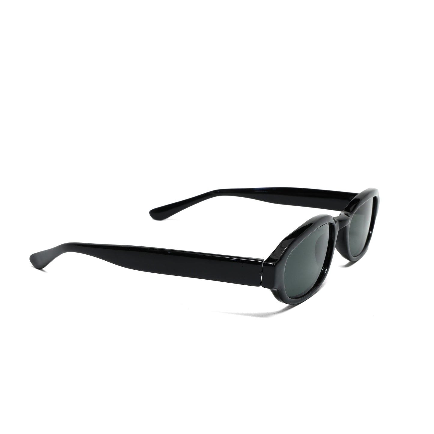 //Style 455// Classic Vintage 1990s Rectangle Sunglasses - Black