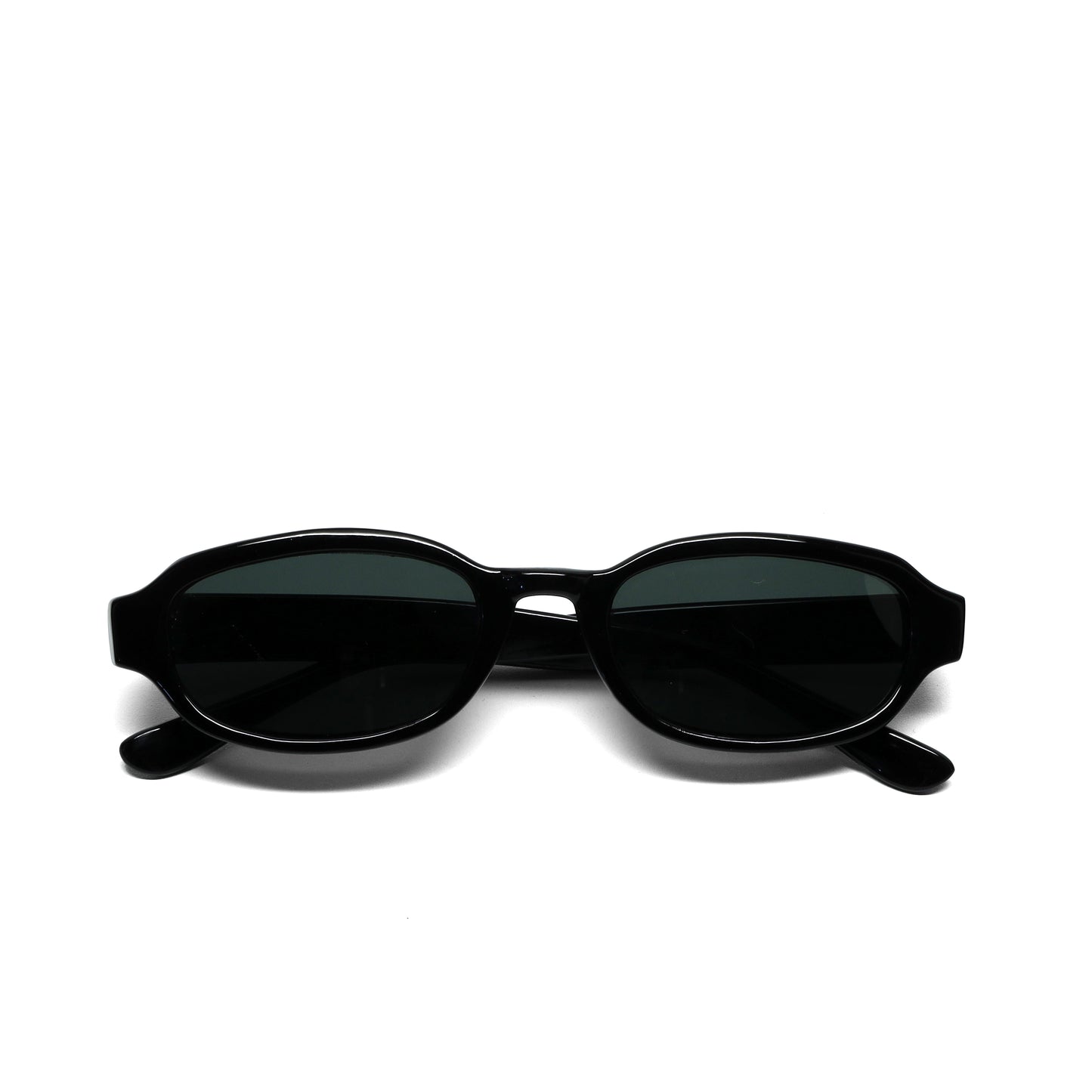 //Style 455// Classic Vintage 1990s Rectangle Sunglasses - Black