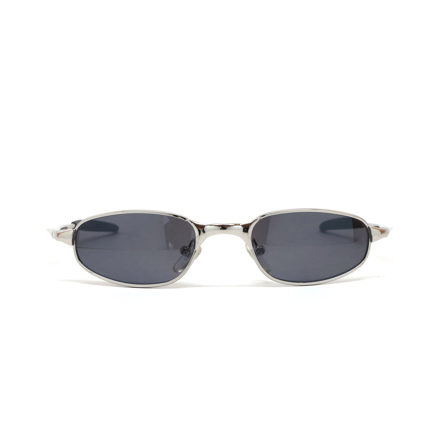 //Rare// True Vintage Small Size 90s Matrix Style Sunglasses - Chrome