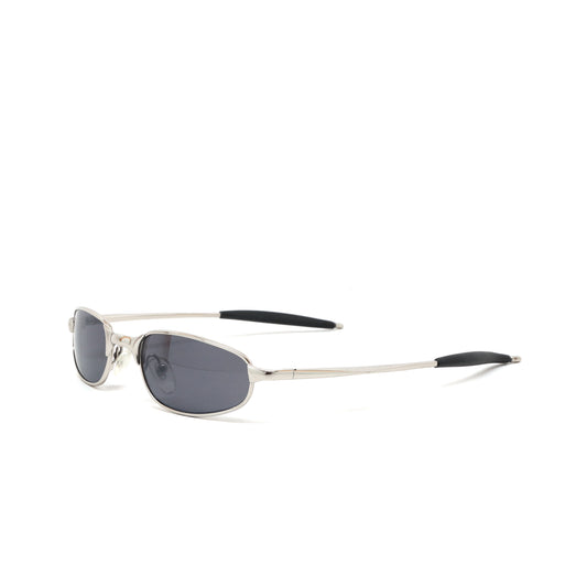 //Rare// True Vintage Small Size 90s Matrix Style Sunglasses - Chrome