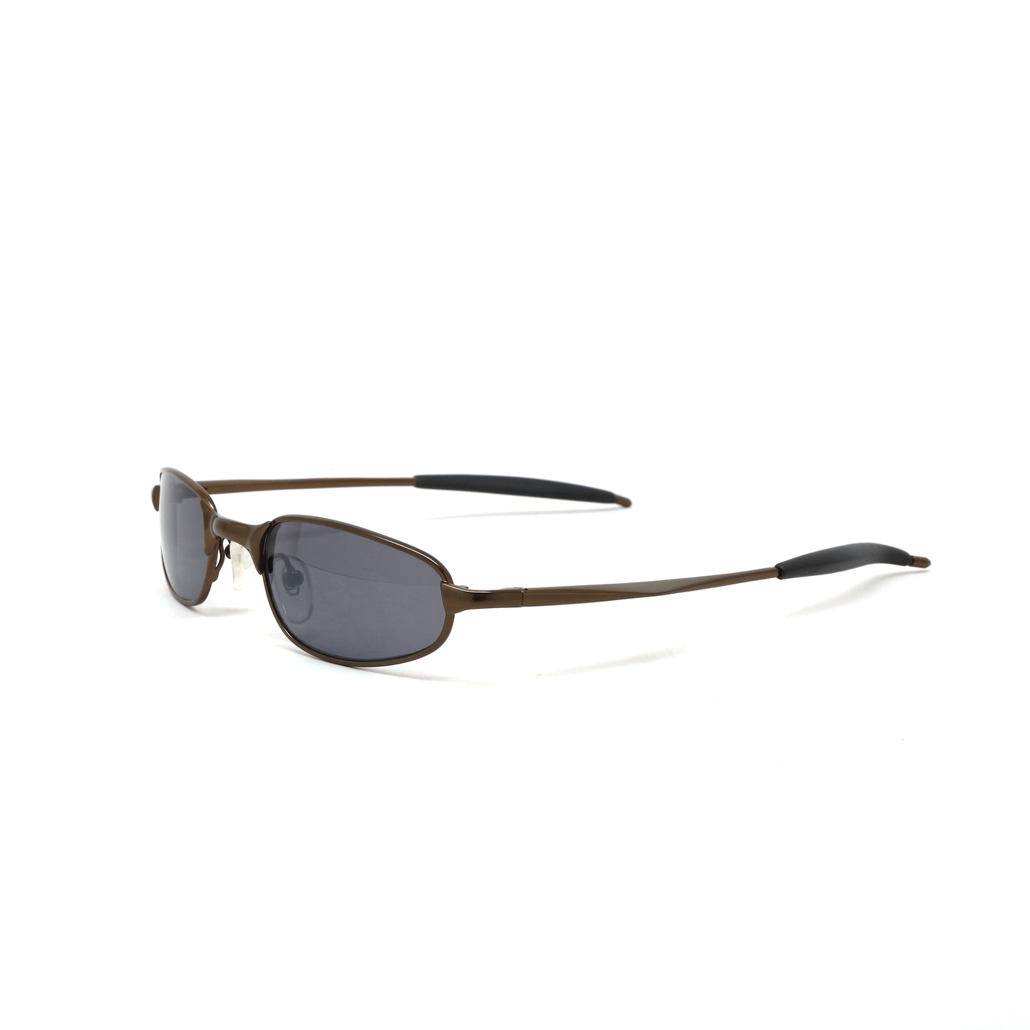Vintage Small Size 90s Matrix Style Sunglasses - Grey