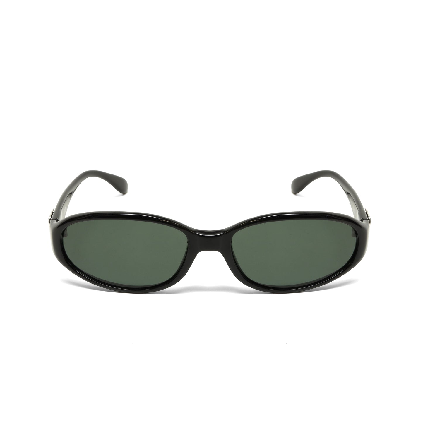 //Style 18// Deluxe Vintage 90s Deadstock High Quality Oval Sunglasses - Black