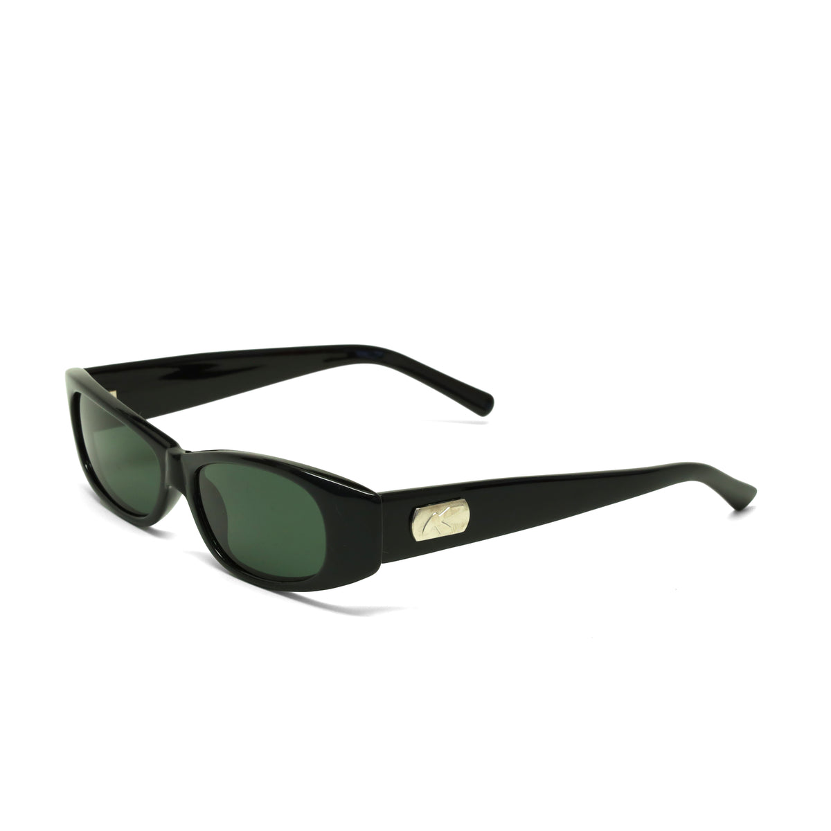 //Style 26// Classic Vintage 90s Rectangle Mod Sunglasses - Black