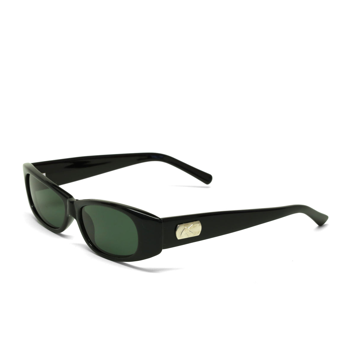 //Style 26// Classic Vintage 90s Rectangle Mod Sunglasses - Black