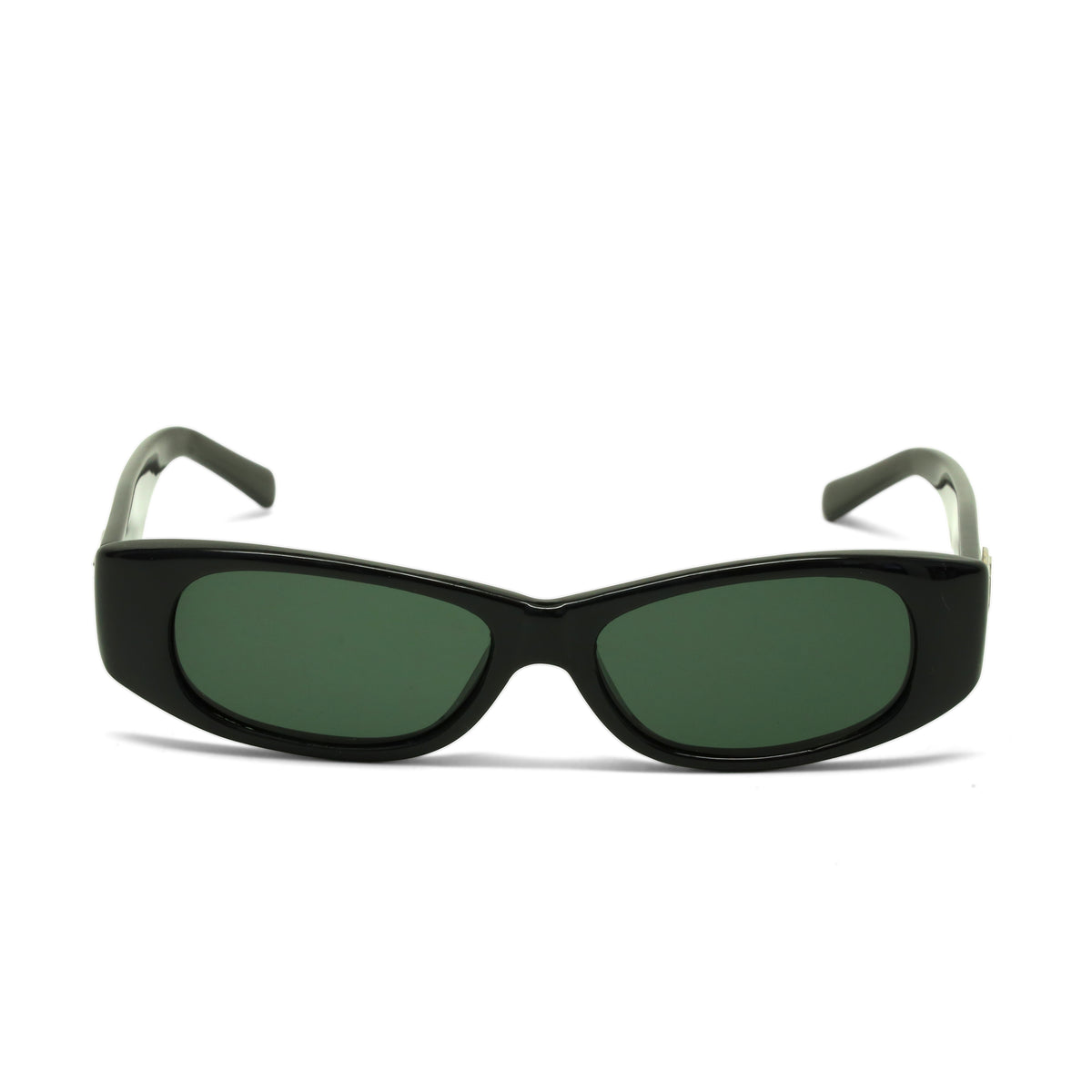//Style 26// Classic Vintage 90s Rectangle Mod Sunglasses - Black