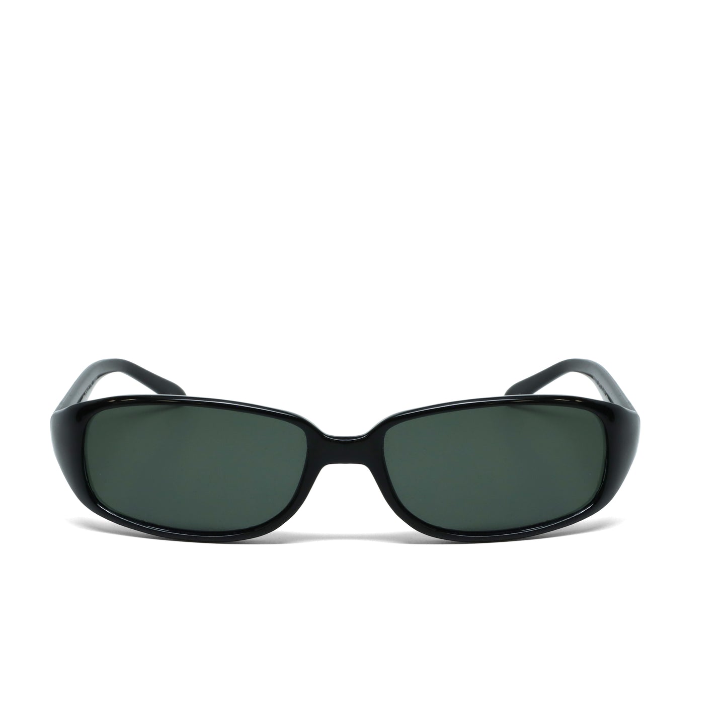 //Style 752// Classic Vintage 90s Standard Rectangle Frame Sunglasses - Black