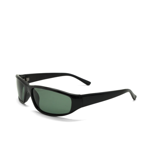 /Style 40// Vintage Late 90s Mod Deadstock Aviator Visor Sunglasses - Black