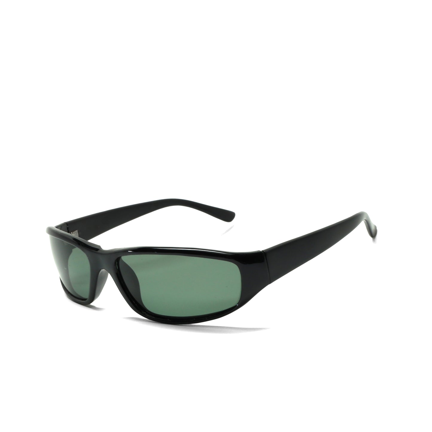 //Style 40// Vintage Late 90s Mod Deadstock Visor Fit Sunglasses - Black