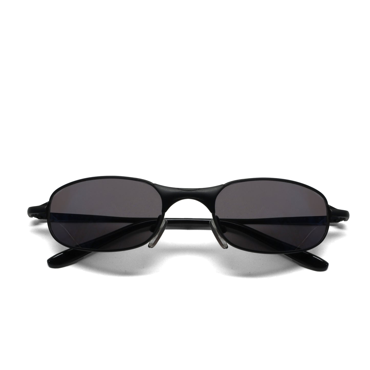 //Style 99// True Vintage Classic Black Oval Wire Frame Sunglasses